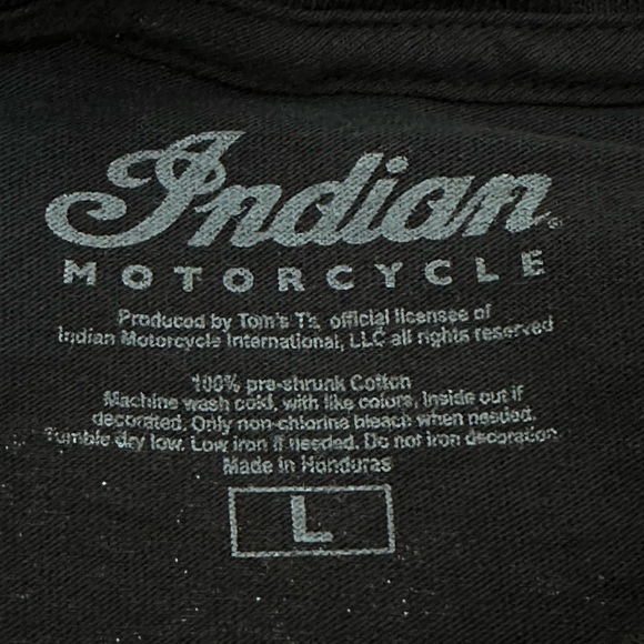 Indian Motorcycle || Men’s T-shirt size Large - Picture 5 of 7